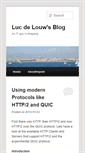Mobile Screenshot of blog.delouw.ch